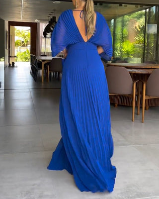 Celeste | Jurk met plooien en geaccentueerde taille Vionelle