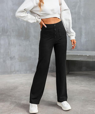 Joanne | High-waisted elastische casual broek Vionelle