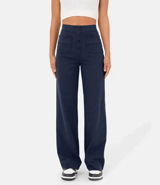 Joanne | High-waisted elastische casual broek Vionelle