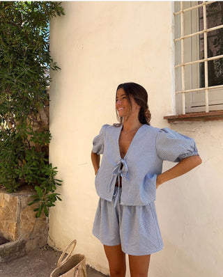 LOUISE | Casual Set Ruitmotief Vionelle