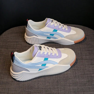 Madison | Ultra comfortabele Vintage Sneakers Wit Blauw Vionelle