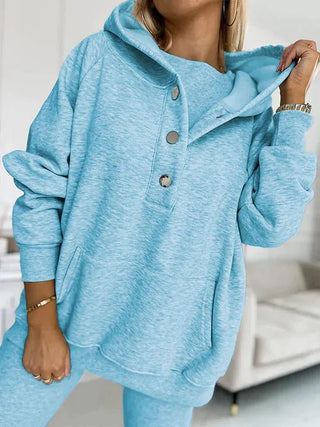May | Comfy Set voor dames (3-delig) Sky Blue Vionelle