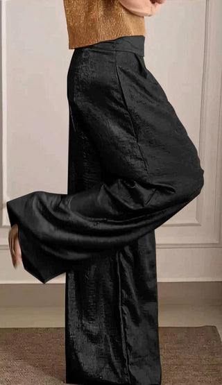 Miralynn | Elegante Top en broek set Midnight Suede Vionelle