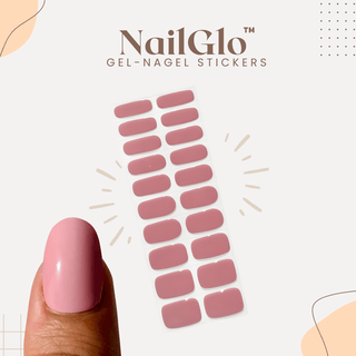 NailGlo | Gel Nagelstickers Soft Pink Vionelle