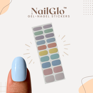 NailGlo | Gel Nagelstickers Rainbow Vionelle