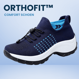OrthoFit™ - Comfort Schoenen Wit Blauw Vionelle