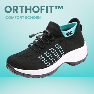 OrthoFit™ - Comfort Schoenen Zwart Licht Blauw Vionelle