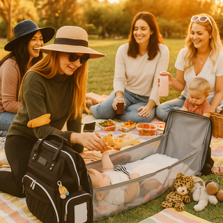 BabyBreeze™ | Multi-functionele Tas met Verschoonruimte