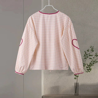 SHANICE | Retro Top Hartvormige Zakken Vionelle