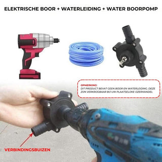 WaterPump™ - Zelfaanzuigende waterpomp voor je boormachine Vionelle