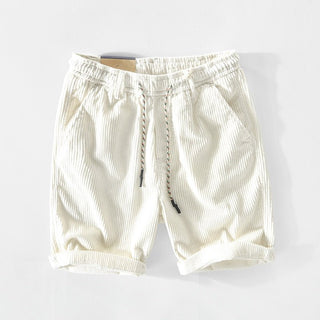 Zayne | Relaxte Katoenen Shorts Moonlight Wit Vionelle